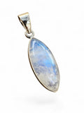 Rainbow Moonstone Solid 925 Sterling Silver Pendant