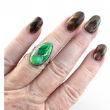 Kingmaker Peacock Dahlia Solid 925 Sterling Silver Ring 5