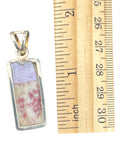 Cinnabar Solid 925 Sterling Silver Pendant