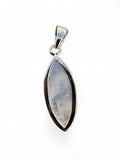 Rainbow Moonstone Solid 925 Sterling Silver Pendant