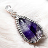 Super 23 Amethyst Auralite 23 Solid 925 Sterling Silver Pendant