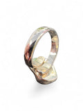 Libyan Glass Solid 925 Sterling Silver Ring Adjustable