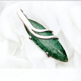 Green Aventurine Solid 925 Sterling Silver Pendant