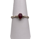 Dainty Ruby Solid 925 Sterling Silver Ring