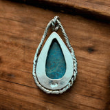 Shattuckite Solid 925 Sterling Silver Pendant