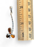 Baltic Amber Solid 925 Sterling Silver Pendant