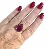 Ruby Solid 925 Sterling Silver Ring 6.5