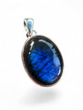 Labradorite Solid 925 Sterling Silver Pendant