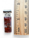Red Moss Agate Solid 925 Sterling Silver Pendant