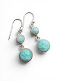 Amazonite Solid 925 Sterling Silver Earrings
