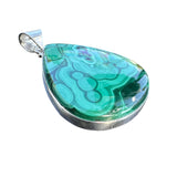 Malachite Solid 925 Sterling Silver Pendant