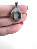 Ethiopian Opal Solid 925 Sterling Silver Pendant