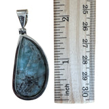 Caribbean Larimar Solid 925 Sterling Silver Pendant