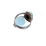 Green Mojave Turquoise Solid 925 Sterling Silver Ring