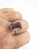 Amethyst Solid 925 Sterling Silver Ring 9