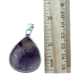 Amethyst Solid 925 Sterling Silver Pendant