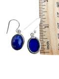 Blue Lapis Solid 925 Sterling Silver Earrings