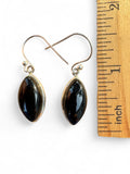 Black Onyx Solid 925 Sterling Silver Earrings