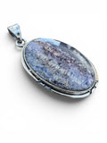 Moss Agate Solid 925 Sterling Silver Pendant