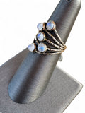 Rainbow Moonstone Solid 925 Sterling Silver Ring 6