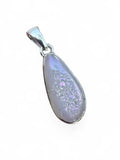 Angel Aura Druzy Solid 925 Sterling Silver Pendant