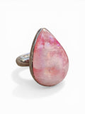Pink Moonstone Solid 925 Sterling Silver Ring 5.5