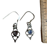 Fire Opalite Solid 925 Sterling Silver Earrings