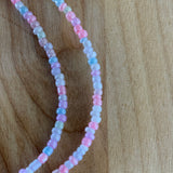 2 mm Pastel Seed Bead Necklace