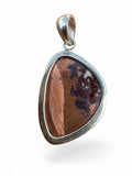 Michigan Copper Agate Solid 925 Sterling Silver Pendant