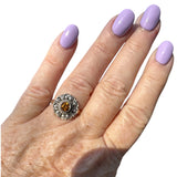Padparadscha Sapphire Solid 925 Sterling Silver Ring 6.5
