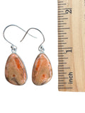 Sponge Coral Solid 925 Sterling Silver Earrings
