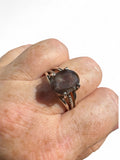 Sunstone in Iolite Solid 925 Sterling Silver Ring 9.5