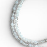 White Jade 4 mm Beaded Necklace