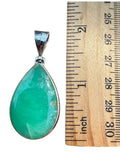 Chrysoprase Solid 925 Sterling Silver Pendant