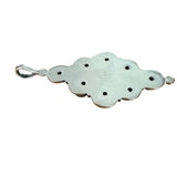 Blue Lace Agate Solid 925 Sterling Silver Pendant