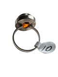 Baltic Amber Solid 925 Sterling Silver Ring 10
