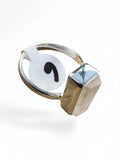 Lemurian Quartz Solid 925 Sterling Silver Ring 6