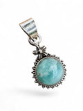 Amazonite Solid 925 Sterling Silver Pendant