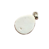 Green Rainbow Moonstone Solid 925 Sterling Silver Pendant