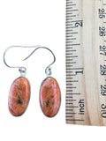 Sponge Coral Solid 925 Sterling Silver Earrings
