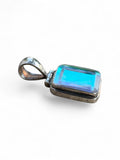 Mercury Mystic Topaz Solid 925 Sterling Silver Pendant