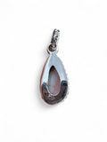 Natrolite Pink Larimar Solid 925 Sterling Silver Pendant