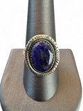 Blue Sapphire Solid 925 Sterling Silver Ring 9.5