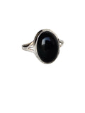 Black Onyx Solid 925 Sterling Silver Ring 7.5