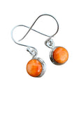 Sponge Coral Solid 925 Sterling Silver Earrings