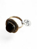 Black Onyx Solid 925 Sterling Silver Ring 8.5