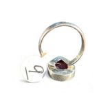 Ruby Solid 925 Sterling Silver Ring 9