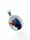 Scenic Agate Solid 925 Sterling Silver Pendant