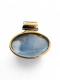 Owyhee Opal & Moonstone Solid 925 Sterling Silver Pendant