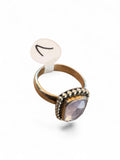 Lavender Quartz Solid 925 Sterling Silver Ring 7